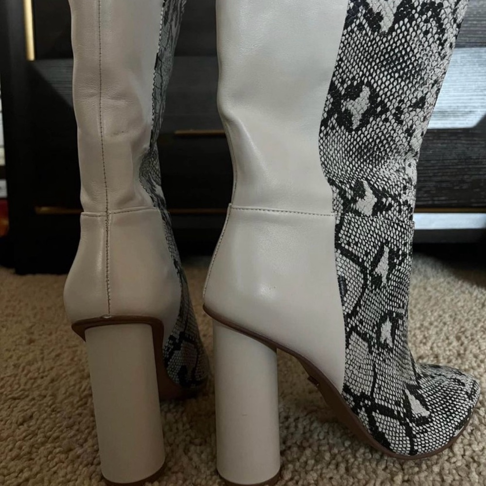 42gold Snakeskin Boots